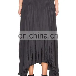 Hot Sale Pleated Flare Women Skirt thumbnail-4