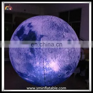 Festival Best !!! Inflatable LED Ball With Light Inside Lighting Planets Balloon Decoration thumbnail-2