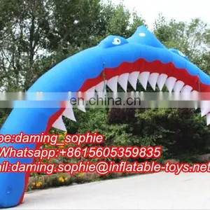 Inflatable Advertising Shark Arch With Free Blower thumbnail-1
