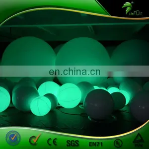 Party Decoration Inflatable Led Crowd Balloon , Lighting Color Changing Interactive Balls / Helium Lighting Balloon thumbnail-4