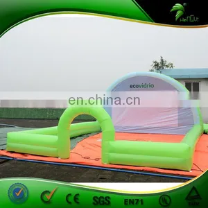 Green Inflatable Stage With Movie Screen Inflatable Customized Screen thumbnail-2