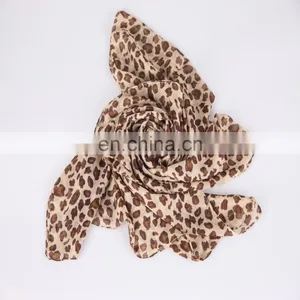 Store Fashion Joker Multi Leopard Print Pashmina Chiffon Silk Shawls Scarf thumbnail-5