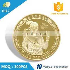 High Quality Wholesales Souvenir Metal Gold Antique Coin thumbnail-4