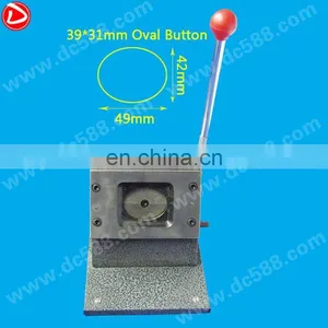 [Badge Making Machine ]39*31mm Oval Badge Paper Cutting Machine thumbnail-1