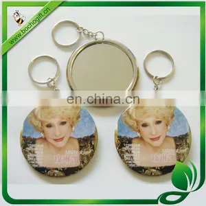 Button Mirror With Keyring for Promo thumbnail-1