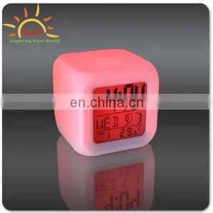 Rotate the Multi-function Clock 7 Colour,LED Backlight Alarm Clock thumbnail-2