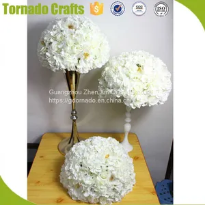 ZXQ Free Sample New 30cm Dia. Wedding Artificial Flower Wedding Table Flower Ball Centerpiece Decorative thumbnail-1
