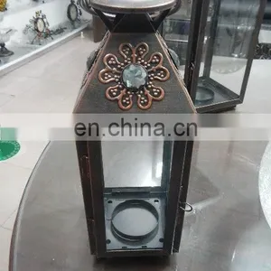 Metal Candle Lantern, Iron Candle Lantern thumbnail-1