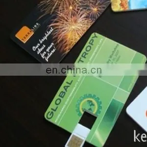OEM Custom Logo Credit Card Usb , Promotional Gifts Usb Card , Usb Business Card 1gb-16gb thumbnail-1
