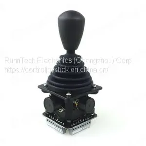 RunnTech Heavy Duty Dual Axis Joystick -5V & +5V Analog Output for Steel Mills Conveyor thumbnail-1