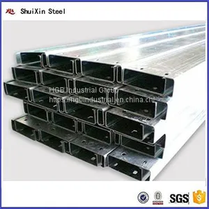 Galvanized Structural Steel C Channel 1.8mm Thickness With Good Quality thumbnail-1