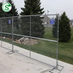 Manufacture Wholesale Temporary Chain Link Mesh Portable Swimming Pool Safety Fence thumbnail-4