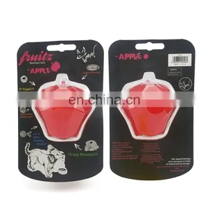 Tough Durable Treat Dog Toy With Unpredictable Bounce,apple Shape Dog Chew Toys, Bouncy Toy for Dog thumbnail-5