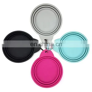 Hot Selling Factory Supply Brand New Folding Silicon Bowl for Dogs Travel Convenient Bowl thumbnail-3