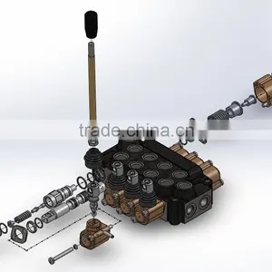 SJ-TECHNILOGY New Product Electric Excavator Hydraulic Control Valve thumbnail-1