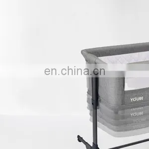 Luxury Portable Baby Crib Infant Bedside Sleeper Lightweight Bassinet thumbnail-6