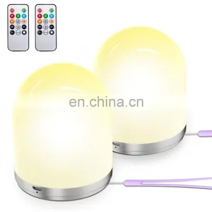 2020 Amazon USB Rechargeable Remote Control Muti-colors Changed Home Decoration Night Light Led for Baby Feeding Kids thumbnail-3