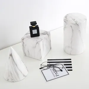 White Geometric Ornaments Drinks Cabinet House Home Hotel Decoration Ceramic Art Handicraft thumbnail-3