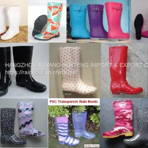 Popular Style Ladies Rain Boots, Vogue Women Rain Boot, Cheap Lady PVC Rain Boot, New Fashion Women Boots, High Quality Woman Boots thumbnail-1