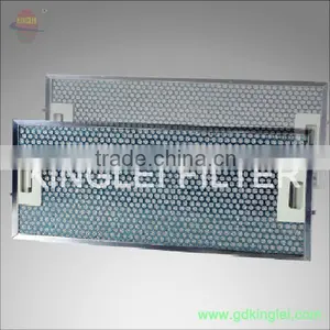 European Range Hood Filter Aluminum Frame and Meshes Plastic Lock Button thumbnail-1