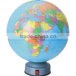 20cm Rotating Globe , Automatic Rotating Globe, Rotating World Globe thumbnail-1