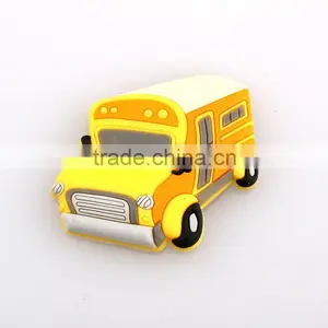 Car Shape Soft Pvc Fridge Magnet thumbnail-1
