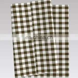 Best Price Wholesale High Quality Yarn Dyed 100% Cotton Plaid Flannel Fabric thumbnail-2