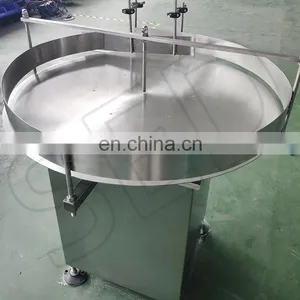 Multi-functional 120 Bottles/min Automatic Bottle Feeder Unscrambler Turntable For Plastic Glass Bottles thumbnail-4