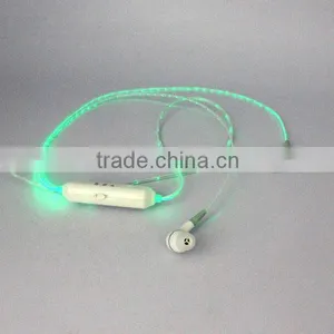New Arrival ! Luminous Earphone Headset With Remote Control and Mic thumbnail-1