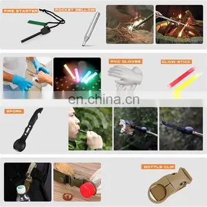 Hiking Hunting Disaster Camping Adventures Tactical Emergency Survival Gear Bag Outdoor Survival First Aid Kits thumbnail-2