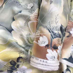 High Quality 40s Digital Poplin Organic Cotton Fabric Printed For Dress thumbnail-1
