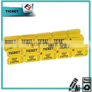 Customized Raffle Tickets, Coupon Ticket, Admission Ticket, Wholesale and Printing Tickets thumbnail-3