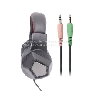 Hdera 3.5mm Language Lab Headset Headphone White Wired Headphones Noise Cancelling Headphones HD806 thumbnail-5