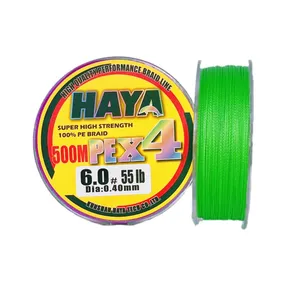 HAYA Best Braided Fishing Line for Spinning Reels Extremely Thin Lines Sensitive Braid Color PE Fishing Line thumbnail-1