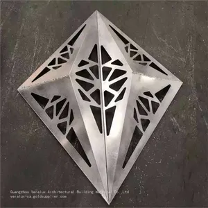 Aluminum 3D Decorative Panel, Suitable for Indoor and Outdoor Decoration thumbnail-1