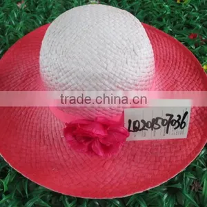 Summer Beach Sun Jazz Stingy Brim Cap Hat Ribbon Custom Straw Hat thumbnail-3