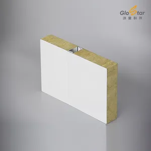 Color Steel Rock Wool Clean Panel, Used in Clean Workshops Such as Laboratories and Pharmaceuticals thumbnail-5