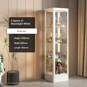 Retail Glass Display Case With LED Lighting | Countertop & Floor Standing Showcase for Stores thumbnail-4