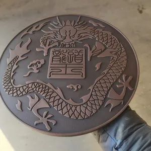 Custom-made Metal Relief Plaques, Antique Brass, Pure Copper Plaques, Aluminum Engraving Company, Villa Unit Advertising Doorplates thumbnail-2