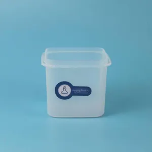 Pfa Food Storage Box, Square Vessel Made of Polytetrafluoroethylene, Acid and Alkali Resistant, Imported Square Box With Lid for Sealing thumbnail-1