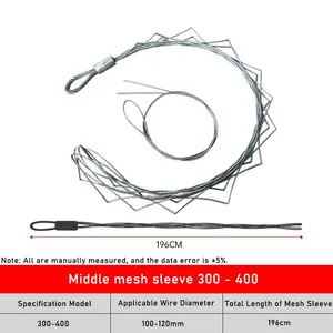 Middle Mesh Sleeve 300–400 Stahlseilschlaufe | Schwerlastige Kabel-Schutz- und Hubschlaufe thumbnail-1