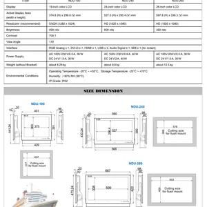 NDU-190/NDU-240/NDU-260 MARINE DISPLAY thumbnail-2