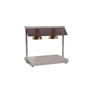 Commercial Electric Double Lights Food Warmer Stainless Steel Heat Lamp for Restaurant Buffet thumbnail-1