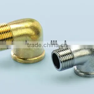 Casting Brass Fittings Brass Male and Female Elbow thumbnail-1