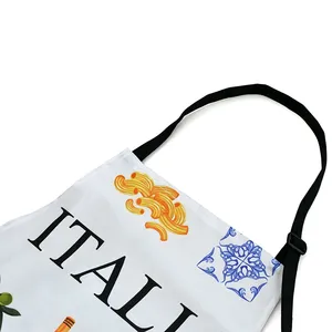 Custom Full Print Logo Apron Custom Promotion Aprons Cheap Kitchen Cooking Apron thumbnail-5