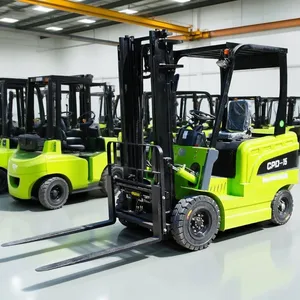 Electric Forklift 1 Ton 1.5 Ton 3 Ton Warehouse Handling Lift Battery Forklift 4 Wheel Montacargas for Sale thumbnail-1