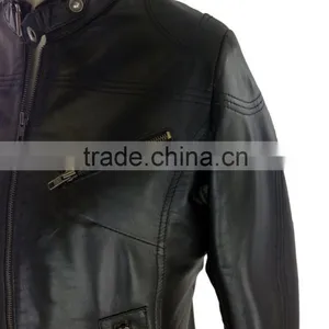 Genuine Leather Jacket Women Online Shopping Pakistan thumbnail-3