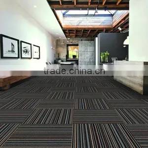 Cut Pile Striped Wall to Wall Carpet thumbnail-3