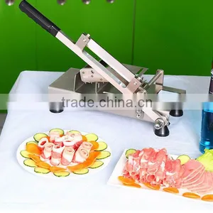 Full Stainless Steel Automatic Meat-sending Device Manual Meat Slicer Industrial Meat Slicing Machine for Home Use thumbnail-4