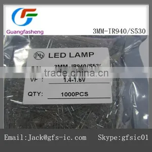 (hot Sale)LED 3MM-IR940/S530 thumbnail-1